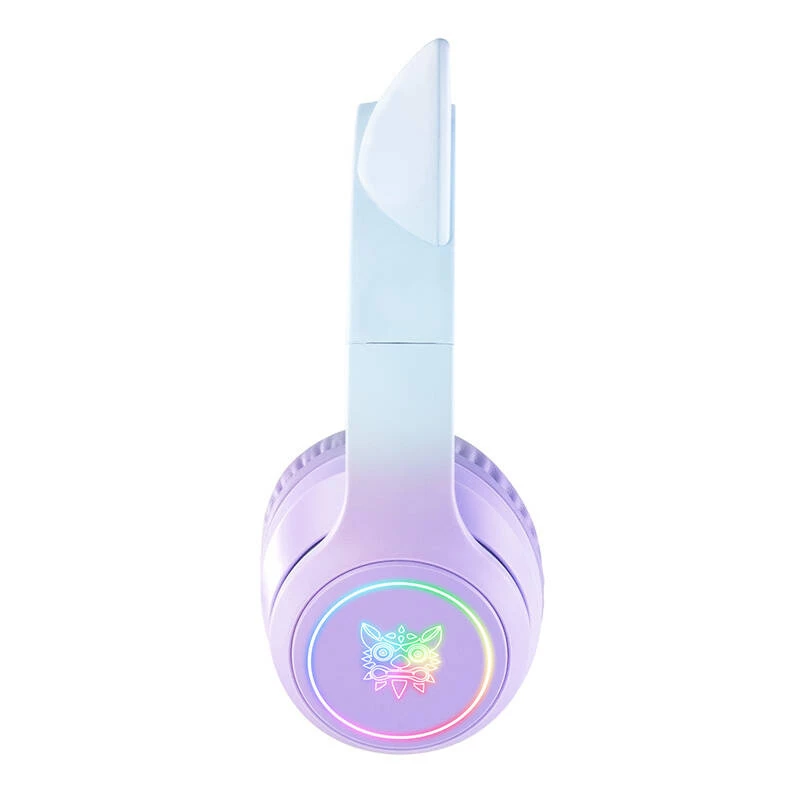 Kuulokemikrofoni Onikuma B90 pelikuulokemikrofoni sininen/violetti