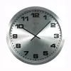 NeXtime seinäkello 2906zw Mercure, Ø25 cm, hopea