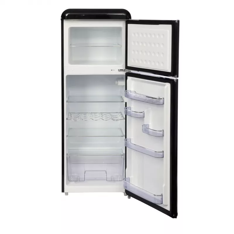 Retro-jääkaappipakastin Ravanson LKK-210RB