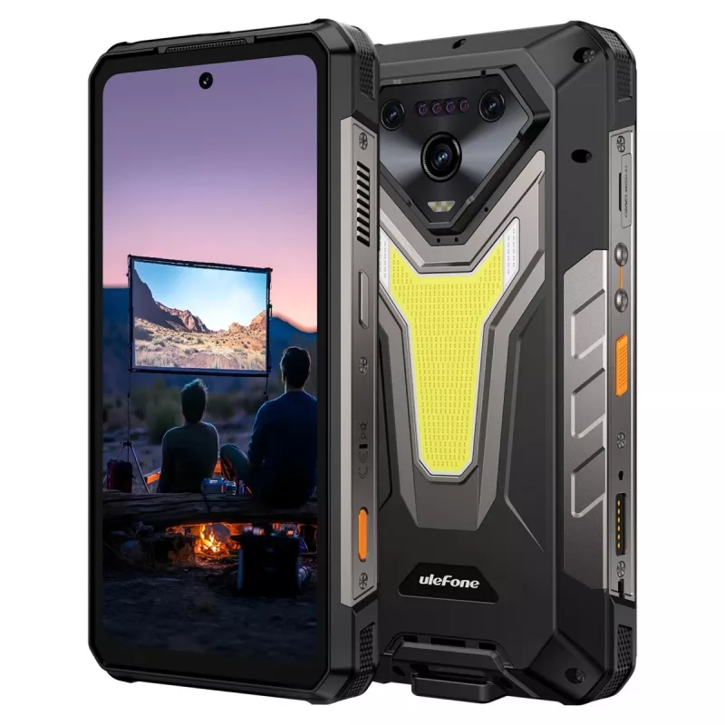Älypuhelin UleFone Armor 34 Pro (Plus) 16/512GB 5G, jykevä Android-laite, 16GB RAM, 512GB muisti, 5G-yhteys