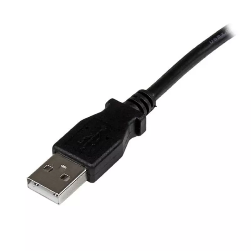 StarTech.com USBAB2MR USB 2.0 A – kulma-B -kaapeli, uros/uros, 2 m, musta