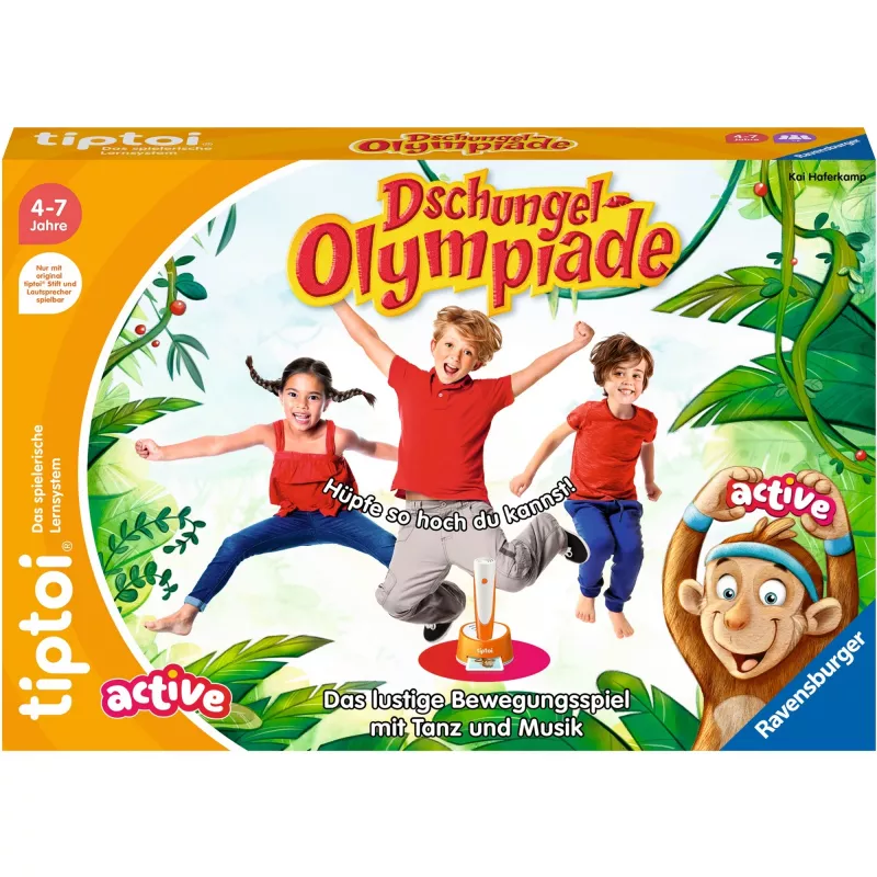 tiptoi ACTIVE Dschungel-Olympiade, lautapeli