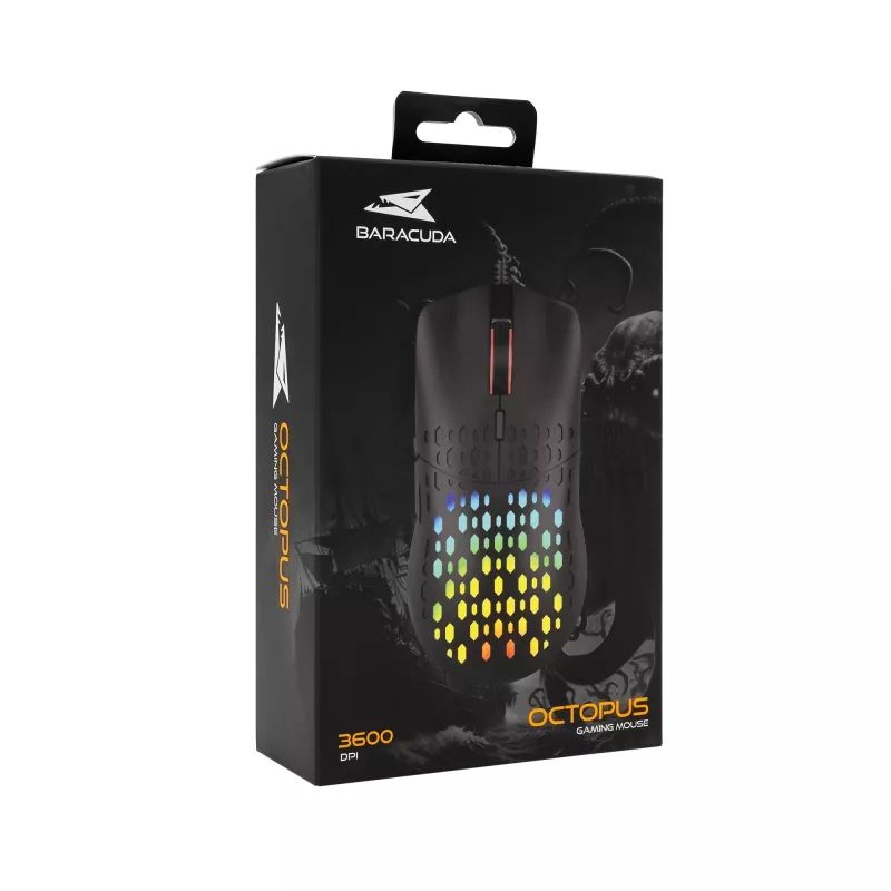 Hiiri Baracuda BGM-021 OCTOPUS musta USB