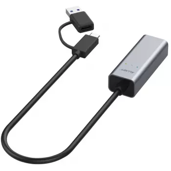 Ethernet-sovitin ALLNET ALL-NC-2.5G-USBC_A USB 3.0 Type-C & Type-A 2,5 Gbps Multi-Gigabit LAN