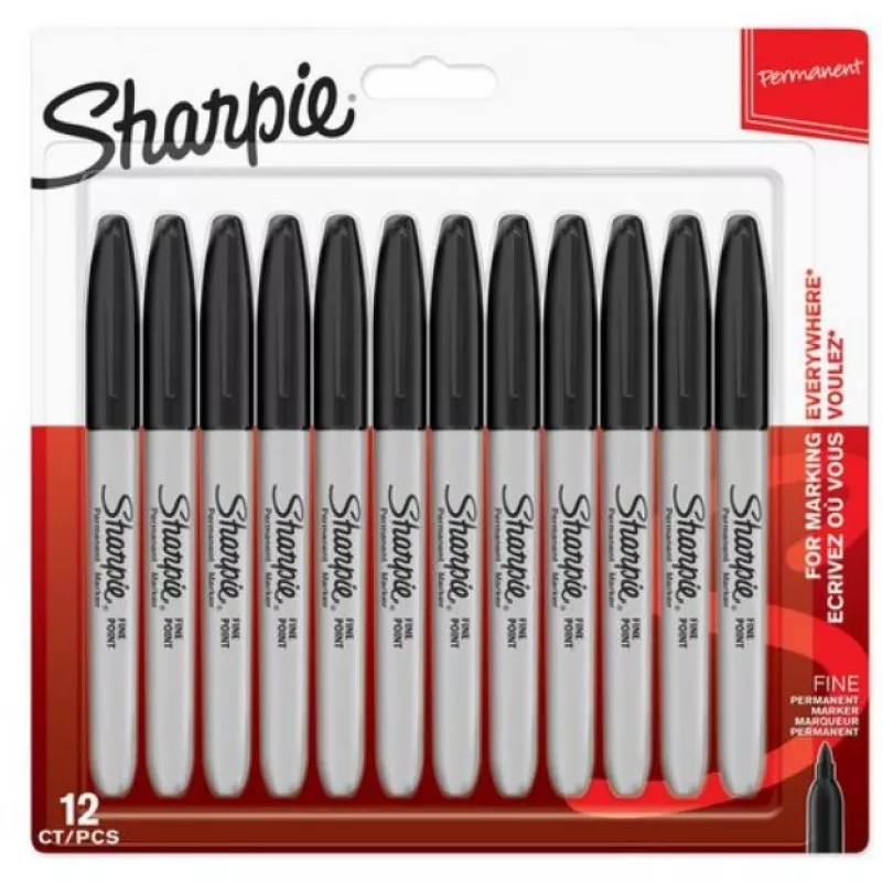 Sharpie tussi pyöreä kärki hieno PMKR BL12