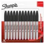 Sharpie tussi pyöreä kärki hieno PMKR BL12