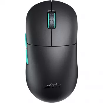 Xtrfy M8 johdollinen/langaton pelihiiri 400-26000 CPI Low Front ultrakevyt ainutlaatuinen (M8W-musta)
