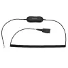 Jabra GN1218 AC 2m kierrekaapeli, kaapeli, musta