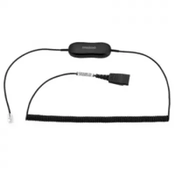 Jabra GN1218 AC 2m kierrekaapeli, kaapeli, musta