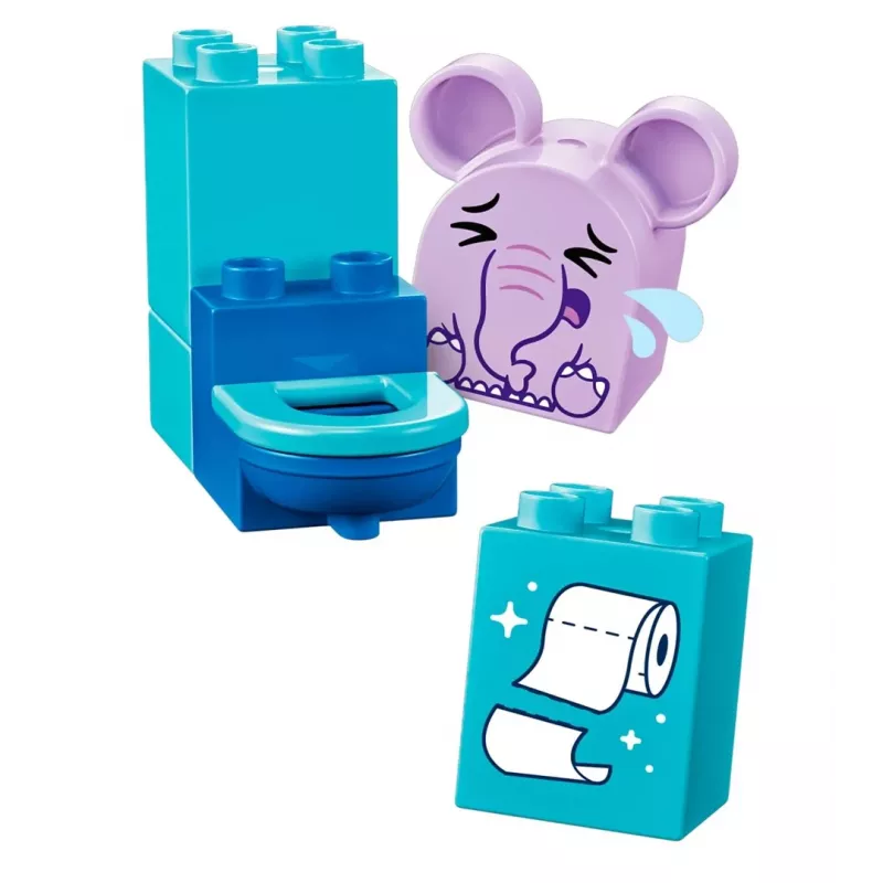 LEGO DUPLO kylpyhauskasetit 10413 — kylpyleikkisetti taaperoille, 15 osaa, suositeltu ikä 1,5+
