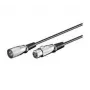 Microconnect XLRMF3 XLR 3-napainen äänikaapeli (uros–naaras), 3 m