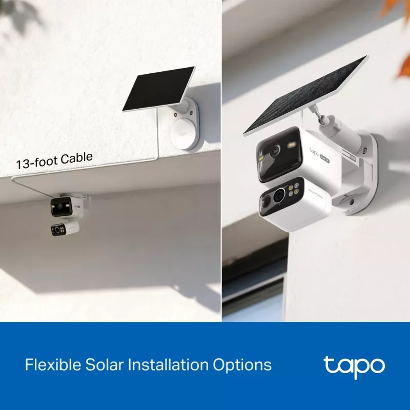 TP-Link Tapo C645D KIT, aurinkovoimalla toimiva pan/tilt langaton kamera, 3MP