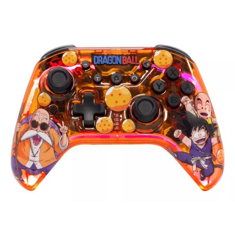 Blade Gaming DB1001, peliohjain, Android, Nintendo Switch, Nintendo Switch Lite, Nintendo Switch OLED, PC, iOS, johdollinen ja johdoton, Bluetooth/USB, USB Type-A, USB Type-C, oranssi