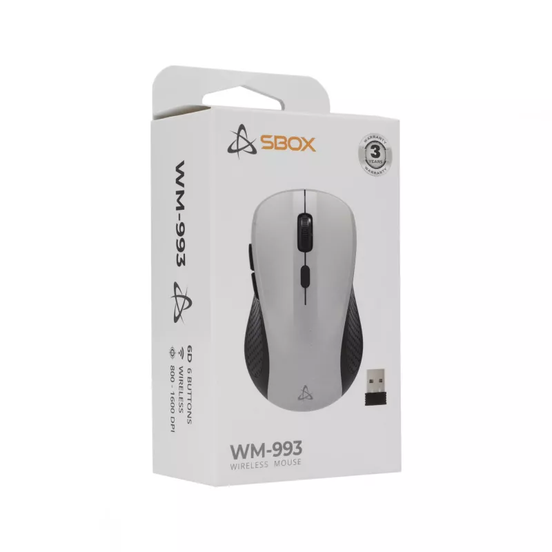 Hiiri SBOX WM-993 hopea USB Type-A