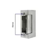 Sähkömagneettinen lukko QOLTEC 52459 12V symmetrinen muistilla ja lukituksella