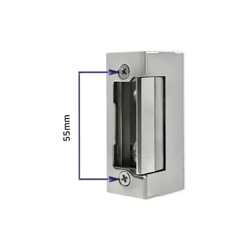 Sähkömagneettinen lukko QOLTEC 52459 12V symmetrinen muistilla ja lukituksella