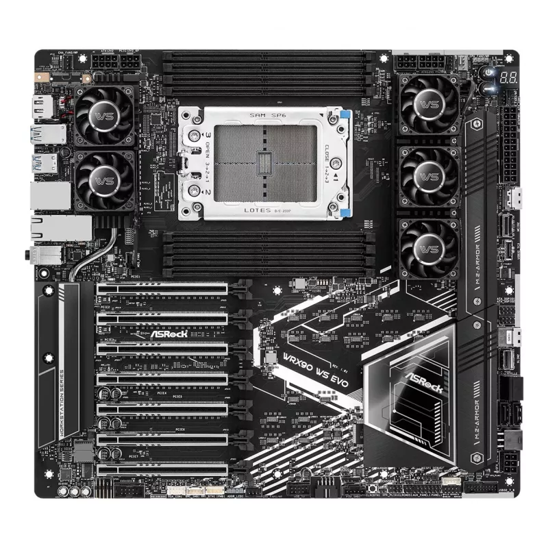 ASRock WRX90 WS EVO -emolevy AMD WRX90 kanta sTR5 EEB