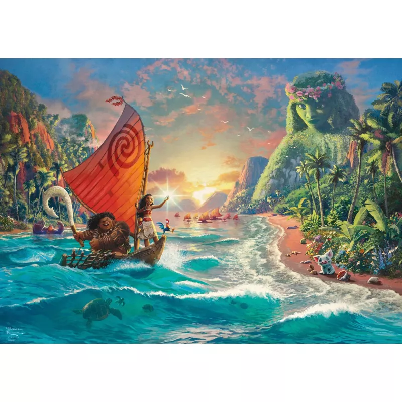Thomas Kinkade Studios: Moana – Vaiana, palapeli 1000 palaa