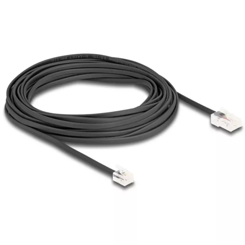 DeLOCK puhelinkaapeli RJ45-liitin RJ11-liittimeen musta 10 m