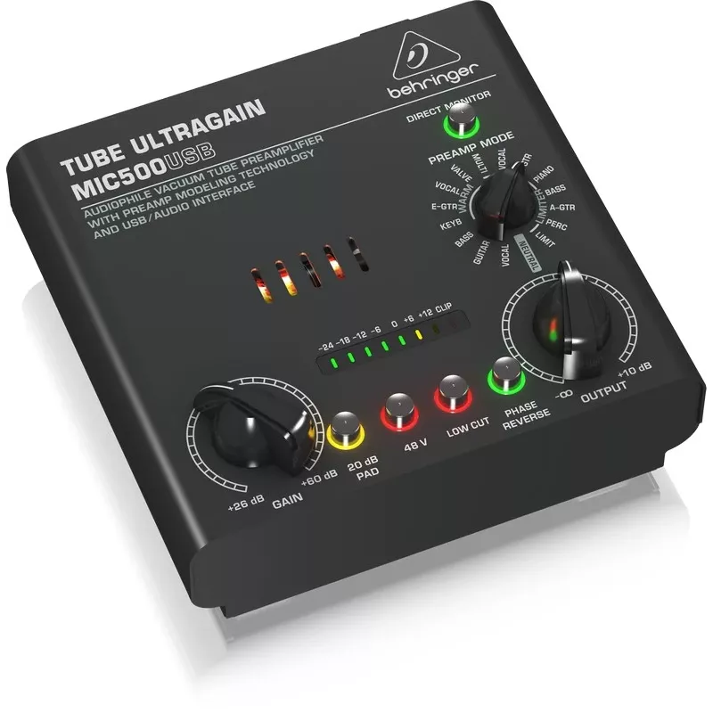 Behringer MIC500USB audiovahvistin