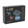 Pöytä-LED-valaisin MANTA SNL117RGB RGB 3D dinosaurus valokoriste