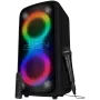 Sven PS-1000 kannettava juhlakaiutin 160 W, Bluetooth, FM, karaoke, musta