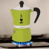 Bialetti Rainbow mokkapannu musta, vihreä