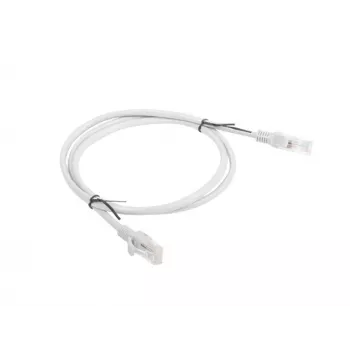 LANBERG Cat6 U/UTP RJ-45 verkkokaapeli PCU6-10CC-0100-S, 1 m, harmaa