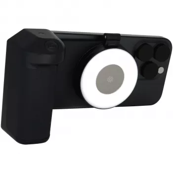 Selfie-valo RealPower Selfie MagFree LED musta valkoinen ABS PU