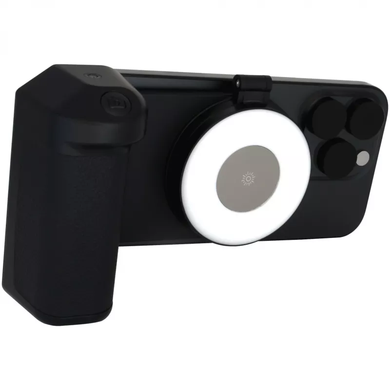 Selfie-valo RealPower Selfie MagFree LED musta valkoinen ABS PU