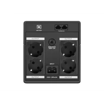 Armac H/1000F/LED keskeytymätön virransyöttö (USV) Line-Interactive 1 kVA 4 AC-lähtöä