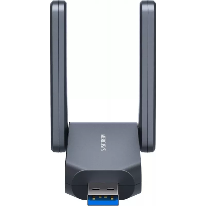 Langaton USB-sovitin MERCUSYS MA37BEH — High-Gain Wi-Fi 7 (BE6500) USB-C/USB-A-yhteensopivuus