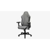 Aerocool Crown AeroSuede yleispelituoli pehmustetulla istuimella, kiviharmaa