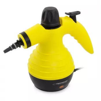 Kannettava höyrypuhdistin ESPERANZA EHS001 — 0,35 L, 900 W, 3 bar, 115 °C, 40 g/min, sisältää lattia-/tekstiili-/harjasuuttimet