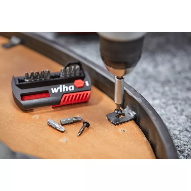 Ruuvimeisselin kärkisarja wiha FlipSelector 39060 — 15 osaa: Phillips, Pozidriv, TORX