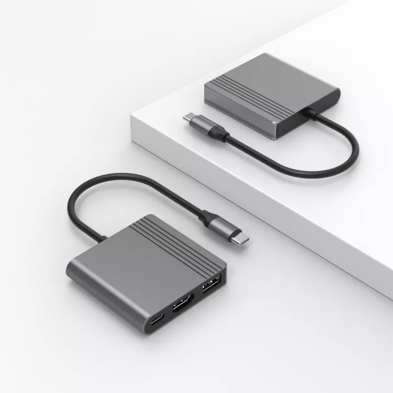 I/O-adapteri USB-C-HDMI/USB3/3IN1 A-CM-COMBO3-05 GEMBIRD