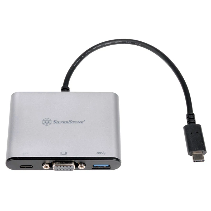 SilverStone SST-EP06C USB 3.1 Type-C – VGA / USB Type-C / USB Type-A sovitinkeskitin