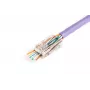 RJ45-kaapeliliitin Digitus X-ML-6U-EZ läpinäkyvä liitin 100 kpl