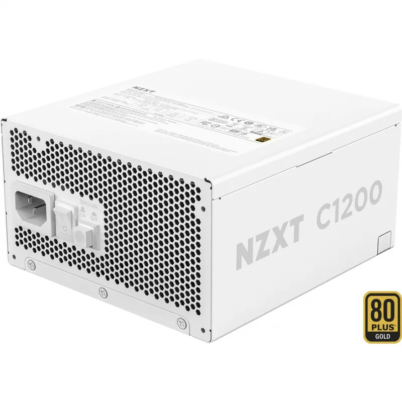 Virtalähde | NZXT | PA-2G2BW-EU | 1200 W | Hyötysuhde 80 PLUS GOLD | MTBF 100 000 tuntia | PA-2G2BW-EU