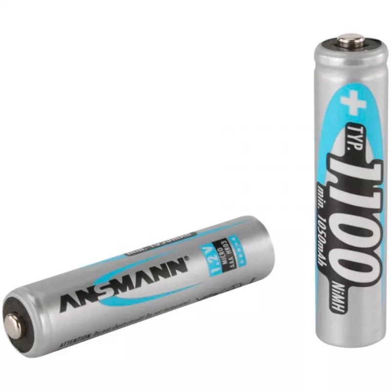 Paristo Ansmann 1x2 NiMH 1100 mAh Micro AAA HR03