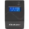 Qoltec Monolith 53980 UPS-varavirtalähde 1000 VA 600 W, 2x Schuko, LCD, USB, RJ45