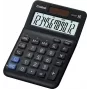 Pöytälaskin Casio MS-20F 12-numeroinen musta aurinko- ja paristokäyttöinen