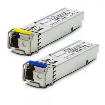 Extralink SFP WDM -moduuli 1.25G, 1.25Gbit/s, 1310/1550nm, yksimuotokuitu, 20km, LC, DOM, pari