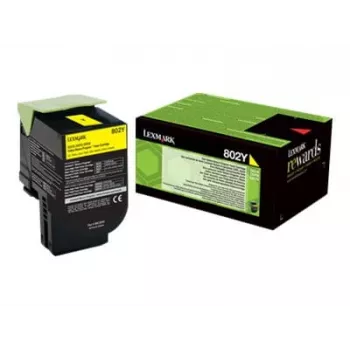 Värikasetti Lexmark 80C20Y0 3000 sivua keltainen