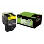 Lexmark 802Y väriainekasetti (80C20Y0), keltainen, 1 000 sivua