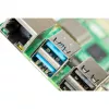 Yhden piirilevyn tietokone Raspberry Pi 5 kehitysalusta — 2400 MHz Arm Cortex-A76, jopa 16 GB LPDDR4x, MicroSD, USB 3.2, Wi‑Fi 5