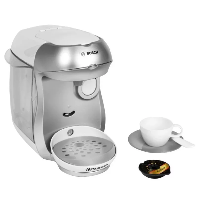Kahvinkeitin KLEIN Bosch Tassimo 9231 – lelukahvinkeitin, hopea, lasten roolileikki