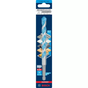 Pora Bosch Expert HEX-9 Multi Construction Ø11 mm, kuusikulmavarsi
