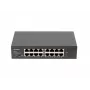 Lanberg-kytkin RSGE-16 Rack 10/19 (16-porttinen 1 Gb)