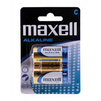 MAXELL kertakäyttöparisto LR14 (C) alkaline 1,5 V, 2 kpl, blisteri